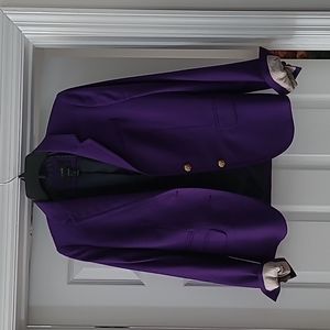 JCrew Schoolboy Blazer in purple